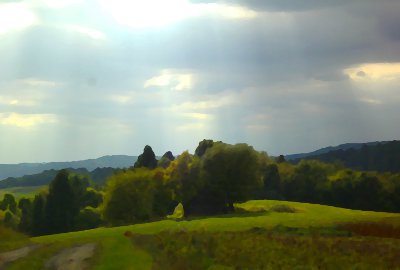 Ölgemälde Park